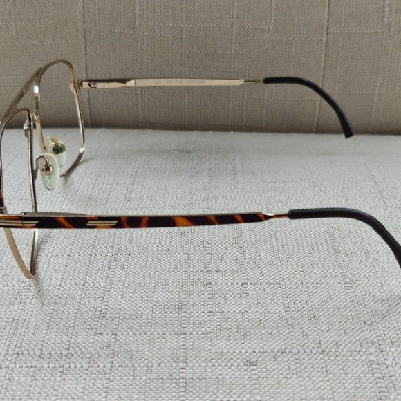 Swank Optical Vintage Men Eyeglasses Gold Tone KODIAK 58[]16 140 Glasses - Picture 7 of 11